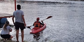 Buscan a un hombre en el río San Antonio