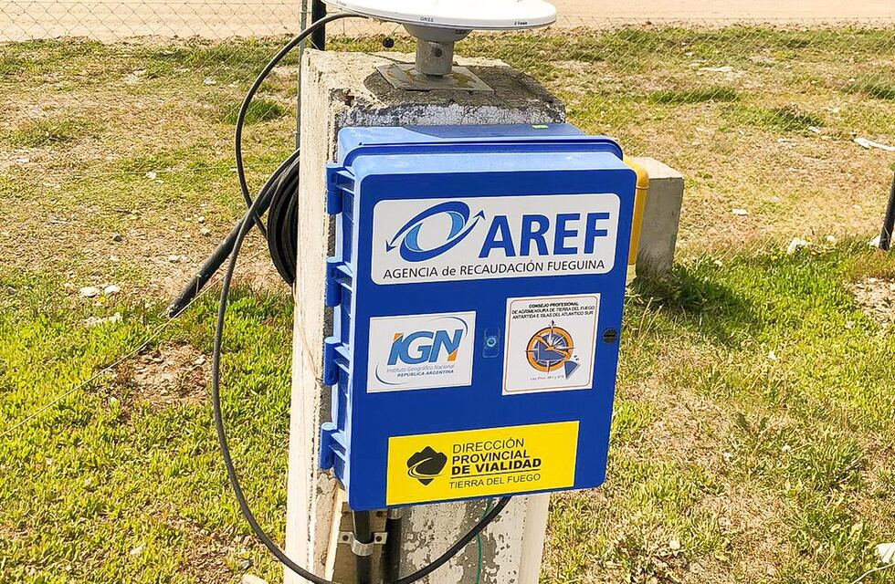 Tolhuin: Se conectó la nueva estación permanente de navegación global satelital