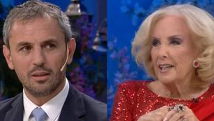 Martín Menem y Mirtha Legrand tuvieron un picante contrapunto en "La noche de Mirtha". (Capturas)