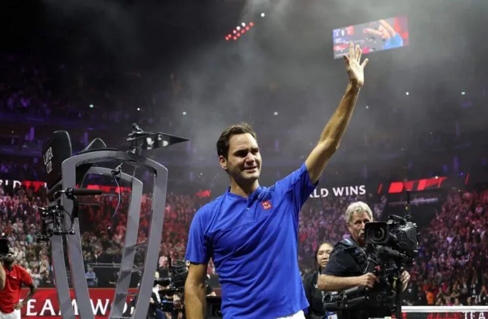 La emoción de Roger Federer tras su último partido con Rafael Nadal