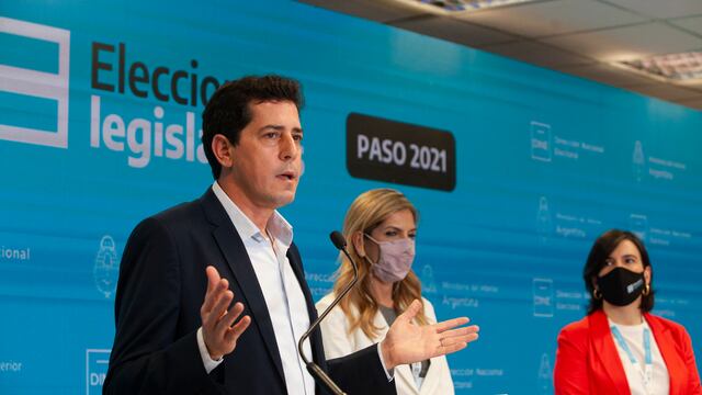 El ministro del Interior, Eduardo "Wado" De Pedro, quien tiene bajo su órbita el desarrollo de las elecciones. Foto: Clarín.