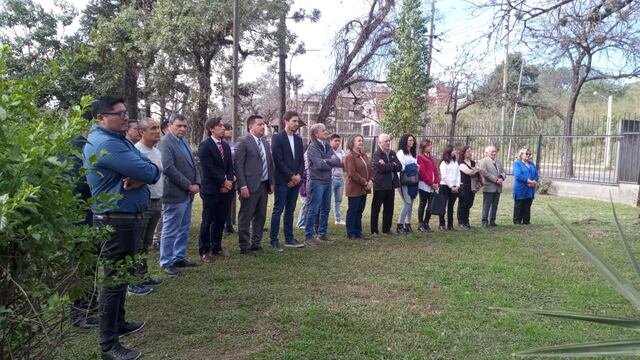 Un acto realizado en los jardines del Rectorado de la UNJu recordó la Reforma Universitaria de 1918.