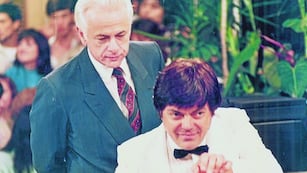 Mario Marzán junto a Gerardo Sofovich