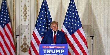 Donald Trump habló desde la Florida.