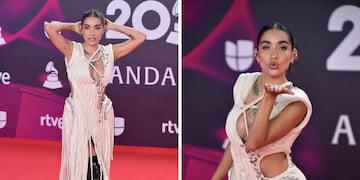 Diseño argentino y hecho a mano: María Becerra reveló detalles sobre el imponente vestido que lució en la alfombra roja