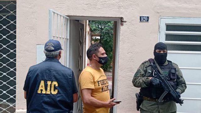Una de las tantas casas usurpadas por la banda