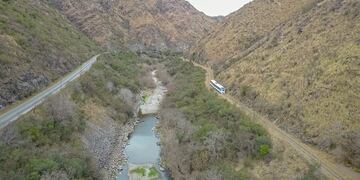 El paso del tren por las Sierras de Córdoba. (La Voz)