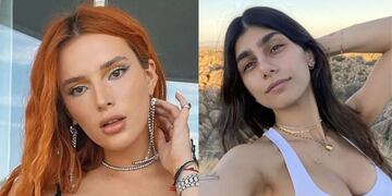 Bella Thorne y Mia Khalifa
