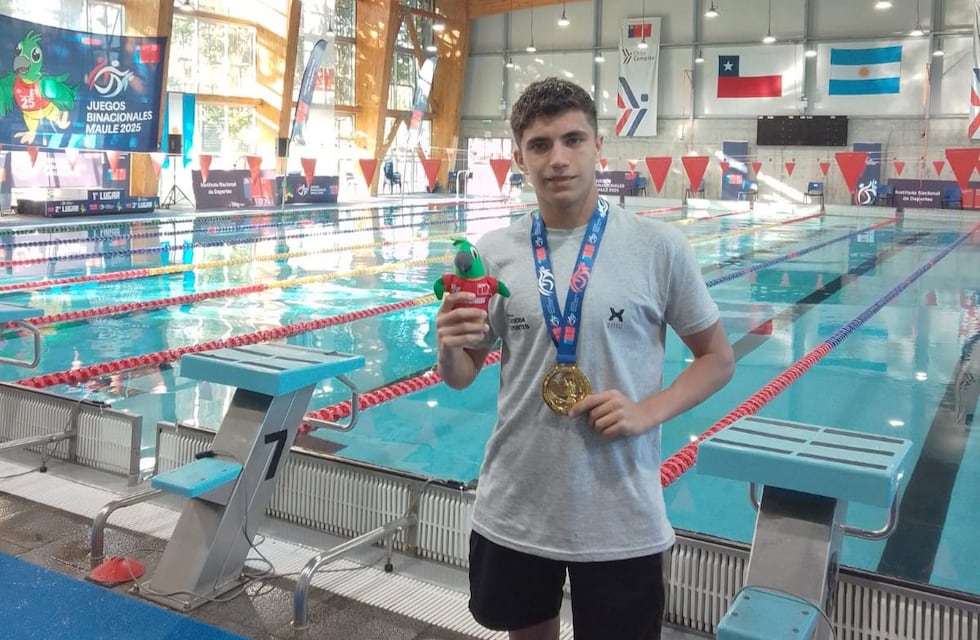 Maximiliano Meubry obtuvo el 4° puesto y una gran marca en 50m espalda