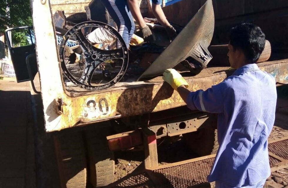 Inició el operativo de descacharrizado en Oberá