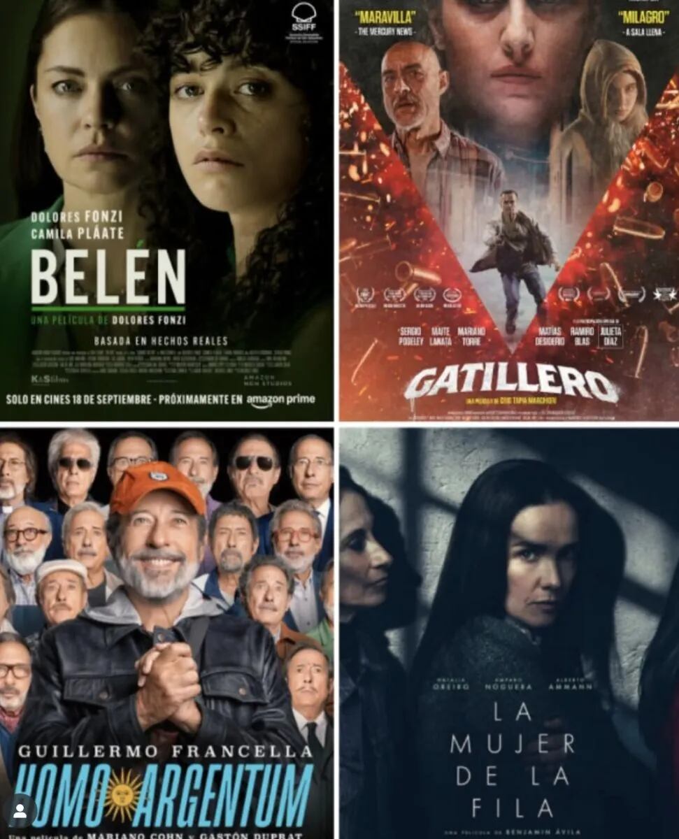 Las 4 películas argentinas preseleccionadas para los Premios Oscar y Goya.