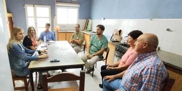 Reunión convocada por la CPA en la sociedad de fomento del barrio Benito Machado de Tres Arroyos