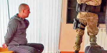 Andrés “Pillín” Bracamonte cuando fue detenido