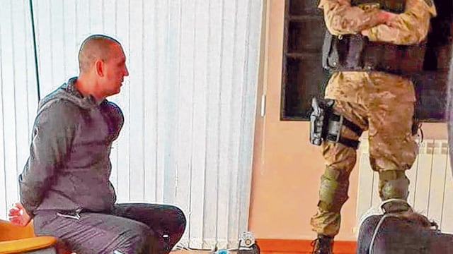 Andrés “Pillín” Bracamonte cuando fue detenido