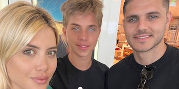 Valentino, el hijo de Wanda Nara y Maxi López está del lado de Mauro Icardi y llamó payaso a L-Gante.