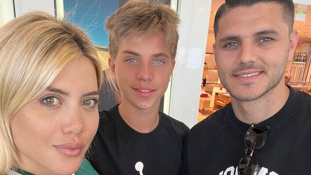 Valentino, el hijo de Wanda Nara y Maxi López está del lado de Mauro Icardi y llamó payaso a L-Gante.
