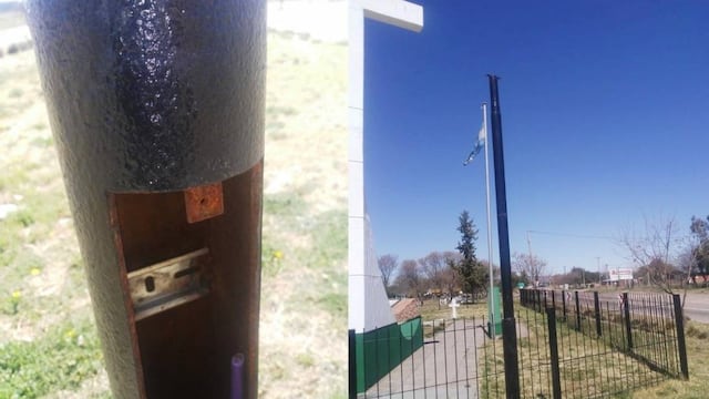 Un nuevo ataque vandálico en el monumento a los Veteranos y Caídos en la Guerra de Malvinas.