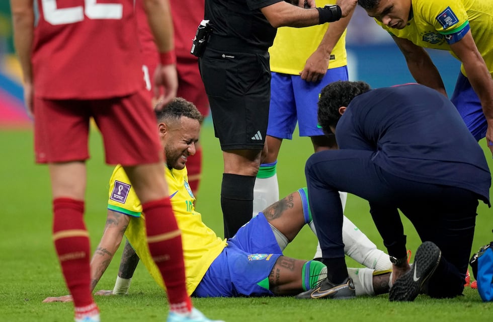 Qué dijo Neymar tras lesionarse en el debut de Brasil en el Mundial de Qatar 2022