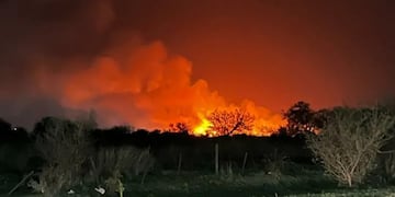 Foco en La Marianita, Valle de Paravachasca.