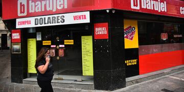 Valor del dólar blue en Córdoba. (Pedro Castillo/ La Voz)
