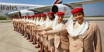 Emirates Airlines contratará personal en Argentina. (Foto: Twitter)
