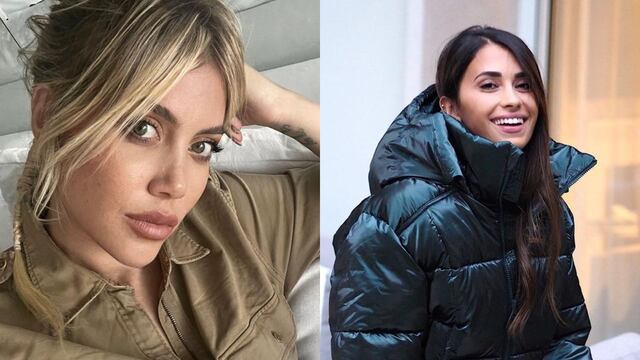 Wanda Nara felicitó a Antonela Roccuzzo por el triunfo de Argentina y después borró la foto.