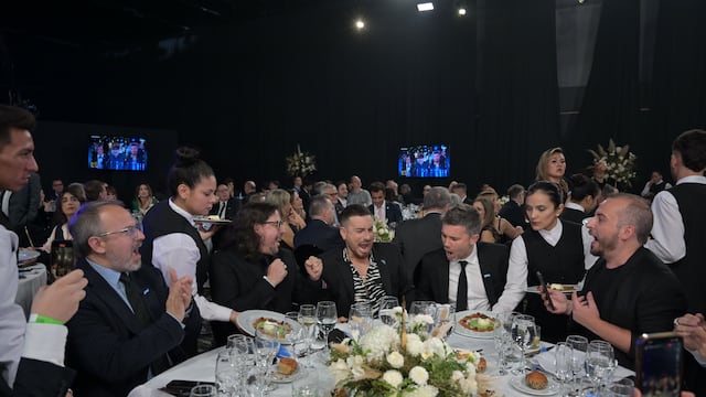 Fede Bal, uno de los ganadores en la noche de los Premios Martín Fierro 2023