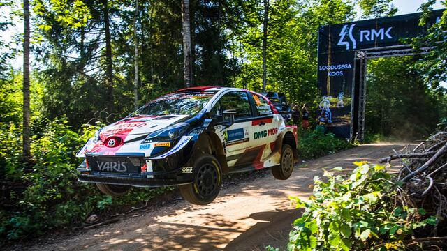 Rovanpera, con el Toyota Yaris WRC.