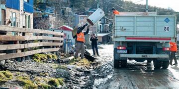Ushuaia: realizaron jornada de limpieza en los barrios Obrero y Escondido