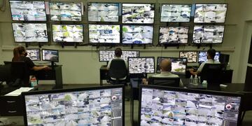 Vecinalistas recorrieron en Centro de Monitoreo de Rafaela