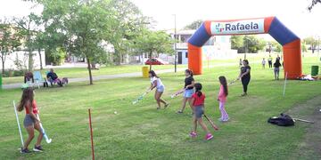 "Plaza Deportiva" en el barrio Fátima