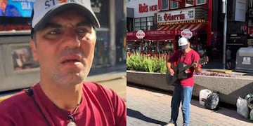 Un artista callejero reveló su sueldo.