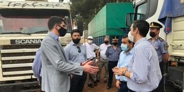 Los camiones intentaban ingresar a la provincia a través de caminos vecinales, procurando sortear los controles del a ATM.
