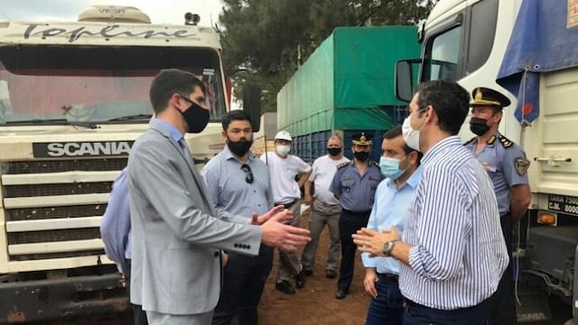 Los camiones intentaban ingresar a la provincia a través de caminos vecinales, procurando sortear los controles del a ATM.