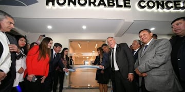 Obras de remodelación en el Concejo Deliberante.