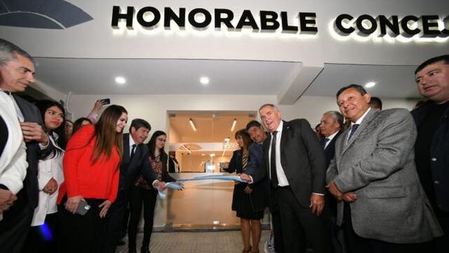 Obras de remodelación en el Concejo Deliberante.