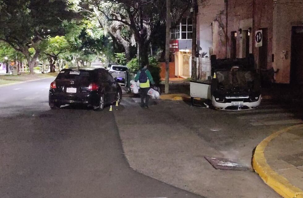 Siniestro vial en Posadas dejó heridos leves