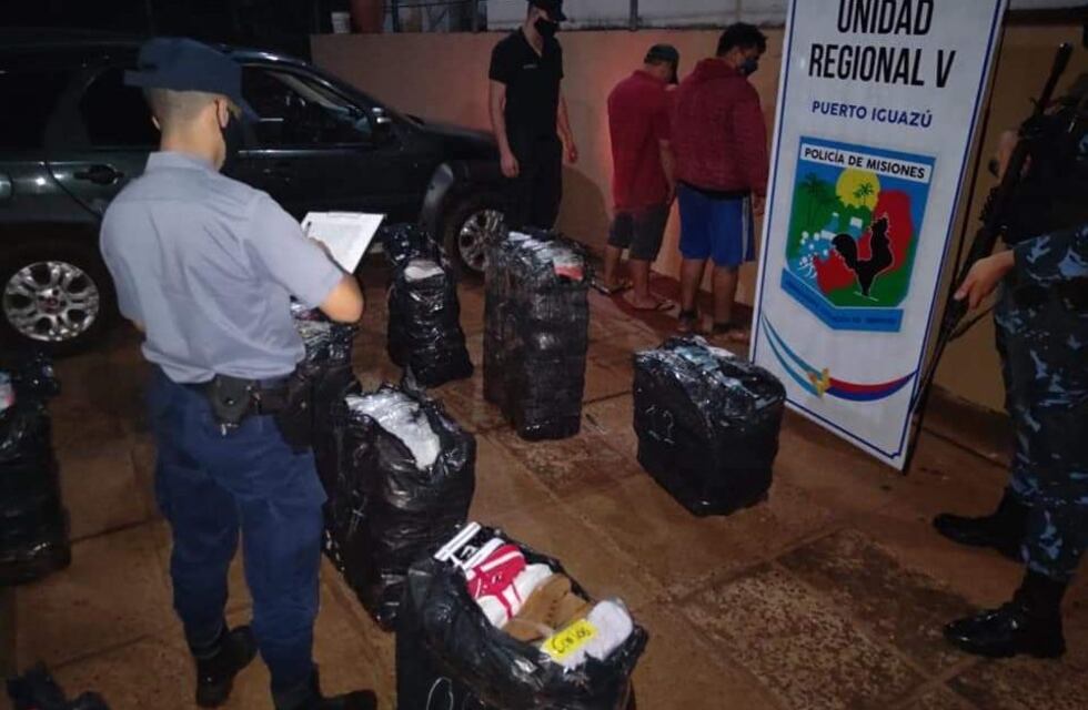 Iguazú: secuestraron mercadería sin aval aduanero
