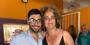 Ivan Safar y su madre, la concejal Valeria Rodríguez - Foto Infocielo