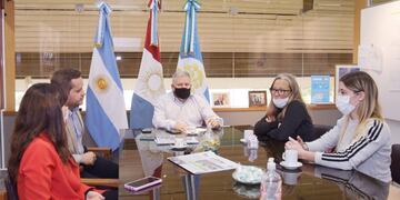 Té Verde Arroyito mantuvo una reunión con el intendente Gustavo Benedetti