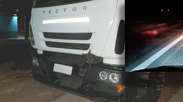 El camión es un Iveco modelo 2017.