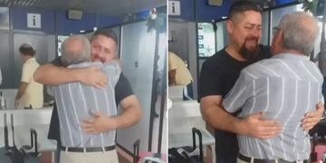 El reencuentro de Antonio y Sergio tras 25 años de estar separados