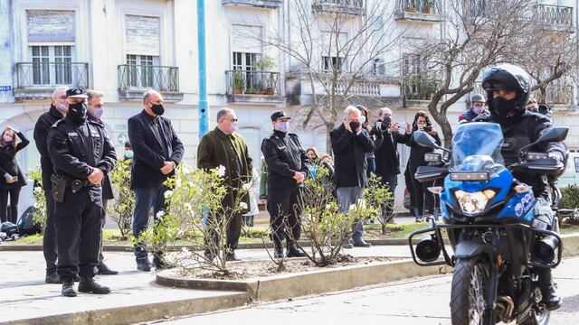 Omar Perotti presentó las 19 motos que llegaron para la Unidad Regional V de Policía
