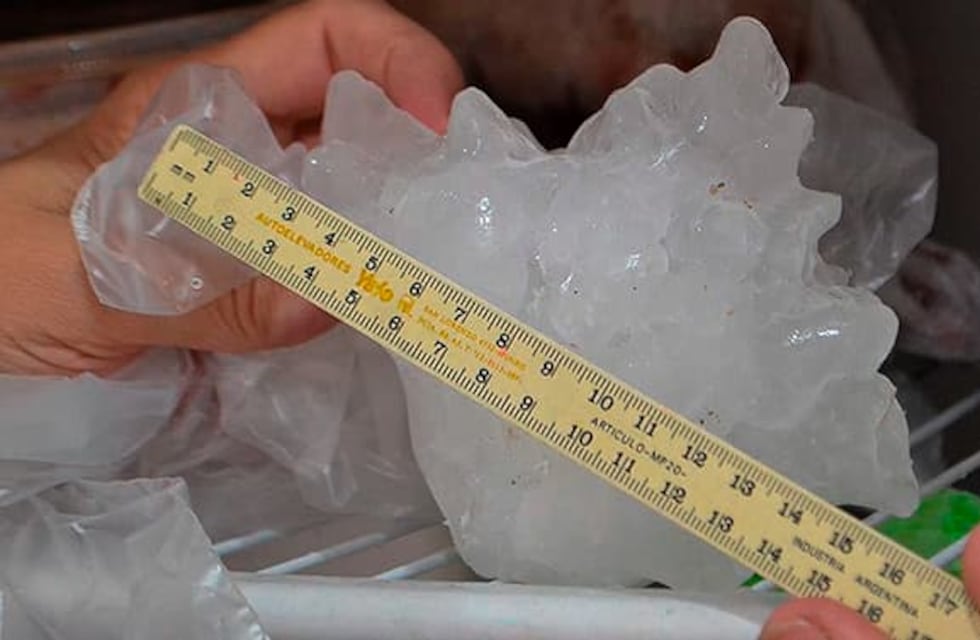 “Coloso Victoria”: el granizo más grande de Sudamérica es carlospacense