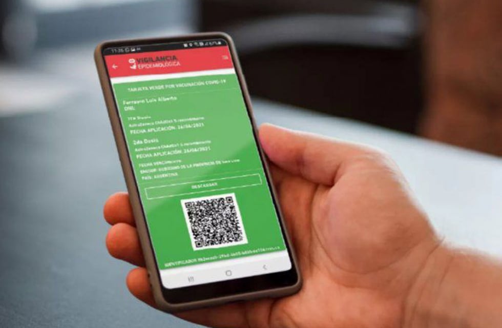 San Luis usará la Tarjeta Verde como pase sanitario