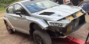 El Tango-VRS, trabajando en Calera con Villagra y el Hyundai, con el que correrá el Coyote.