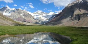 La joven fue encontrada por personal de los Guardaparques del Parque Aconcagua.