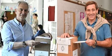 Julio Alak y Julio Garro cuentan voto a voto para ver quién se queda con la intendencia de La Plata.