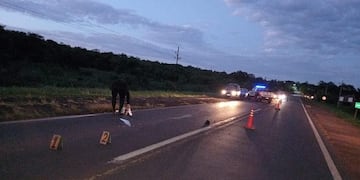 Siniestro vial dejó como saldo un peatón fallecido en Jardín América,
