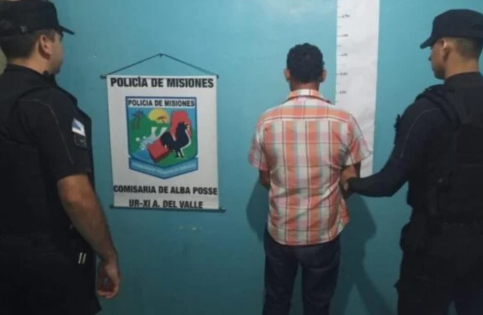 Agresor detenido por amenazar a sus hijos y golpear a su pareja en Alba Posse